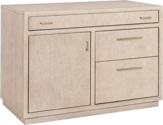 Hooker® Furniture Marlowe Polished Limestone Workstation-0