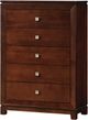 Elements International London Dark Wood Chest-0