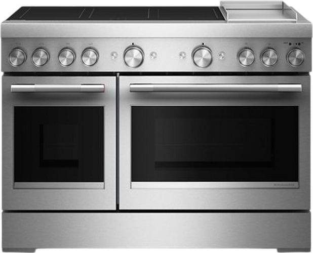 KitchenAid® 48" Stainless Steel 6 Element Pro Style Induction Range-0
