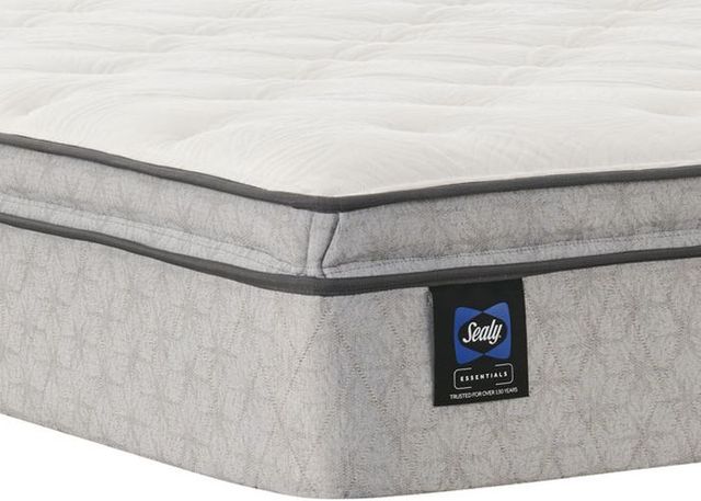 Sealy® Essentials™ Deaton II 13" Innerspring Soft Euro Pillow Top King Mattress-2