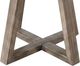 Sunny Designs™ Rowan Light Gray Dining Table with Wheat Base-4