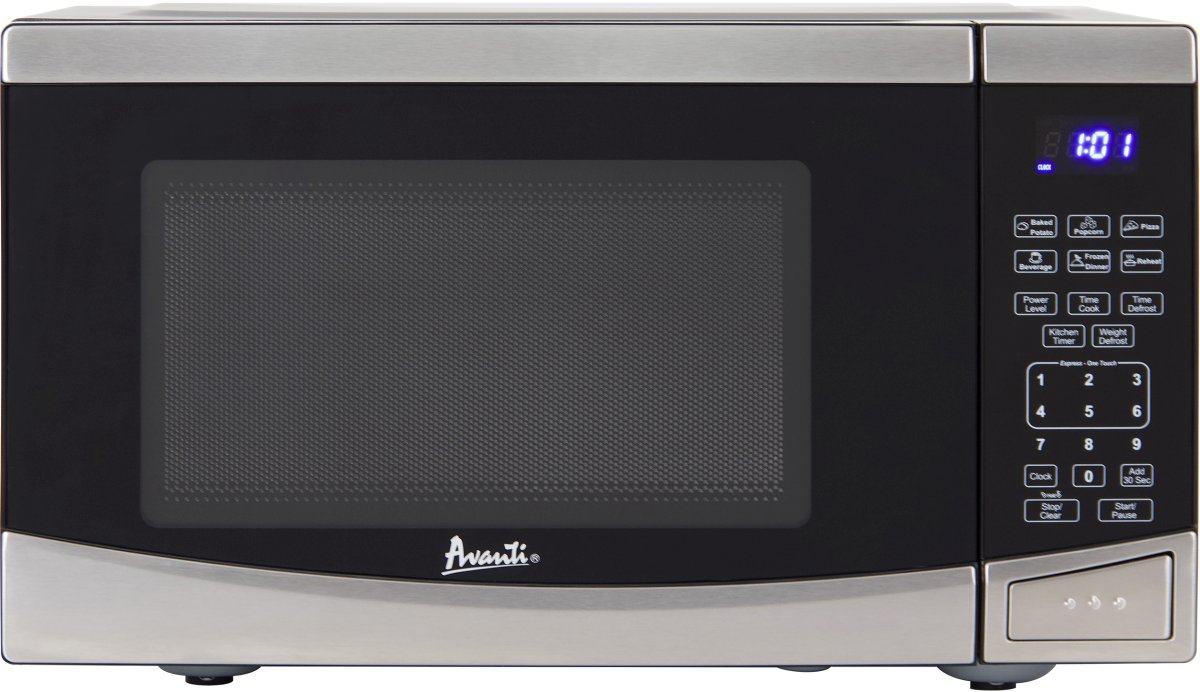 Avanti Model MT09V3S - 0.9 cubic foot Touch Microwave - Single - 19
