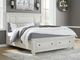 Signature Design by Ashley® Robbinsdale Antique White California King Storage Panel Bed-4