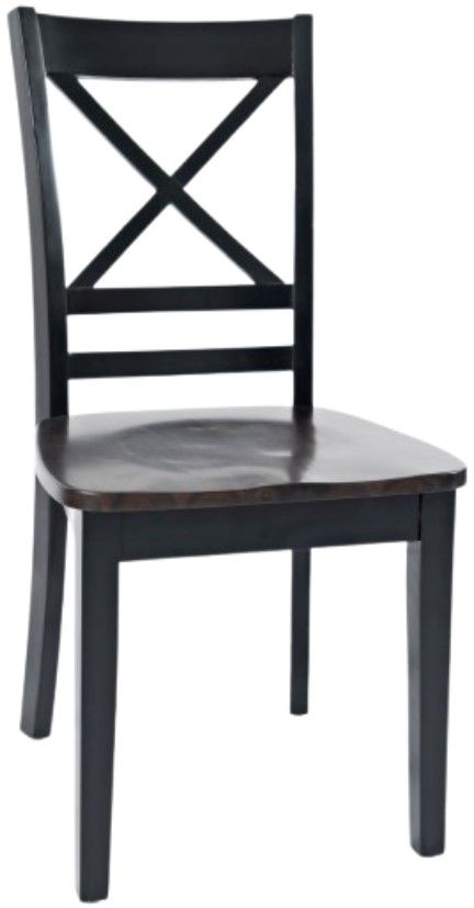 Jofran Inc. Asbury Park 6-Piece AP Black/Autumn Brown Dining Set-3