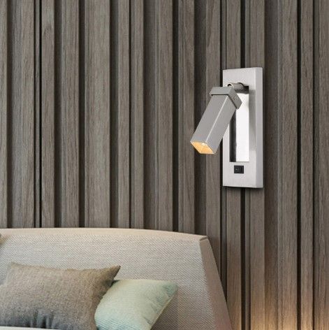 Cal® Lighting & Accessories Brushed Steel Spot Light-2