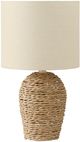 Monarch Specialties Inc. Natural Rattan/Ivory Shade Table Lamp -0