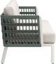 Zuo® Modern Bridgehampton White Aluminum Outdoor Sofa-2