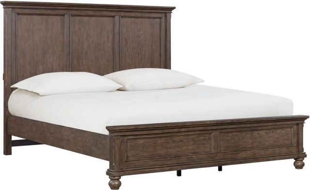 aspenhome® Oxford Cocoa King Panel Bed-0
