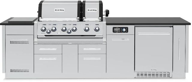 Broil King® Imperial™ QS 690iF Stainless Steel Natural Gas Outdoor Kitchen Kit-0