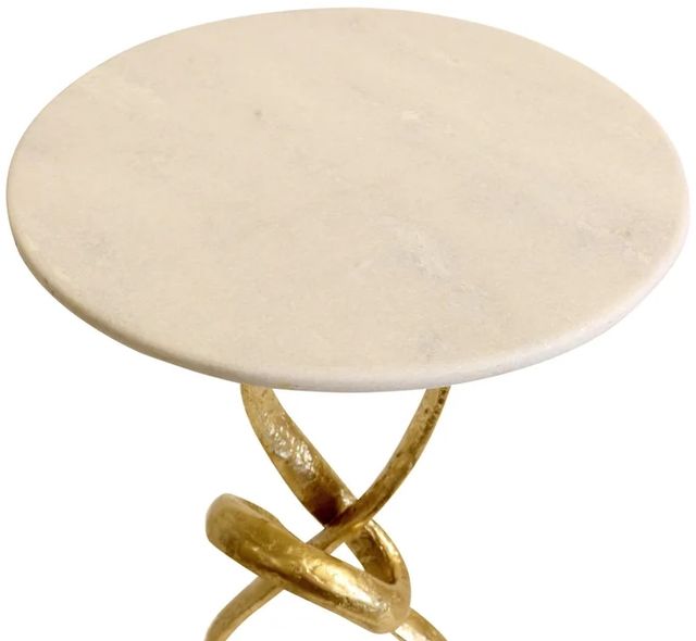 Stylecraft Marble and Gold Side Table-1