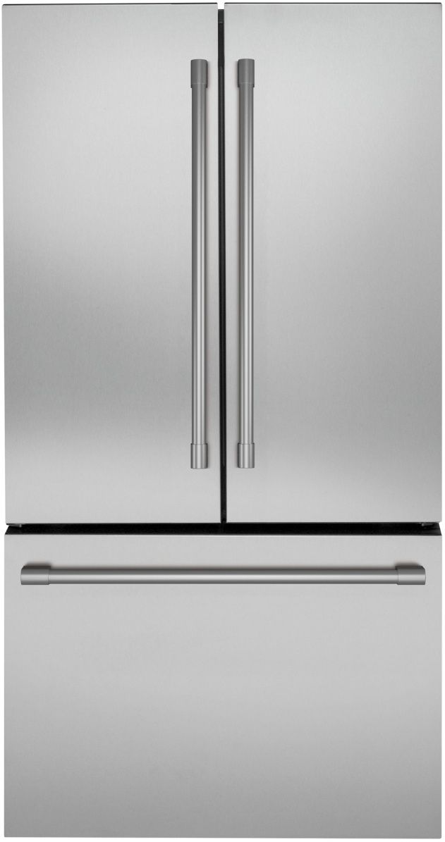 Monogram® 36 in. 23.1 Cu. Ft. Stainless Steel Counter Depth French Door Refrigerator-0