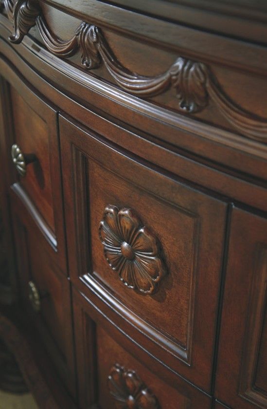 Millennium® By Ashley® North Shore Dark Brown Nightstand-3