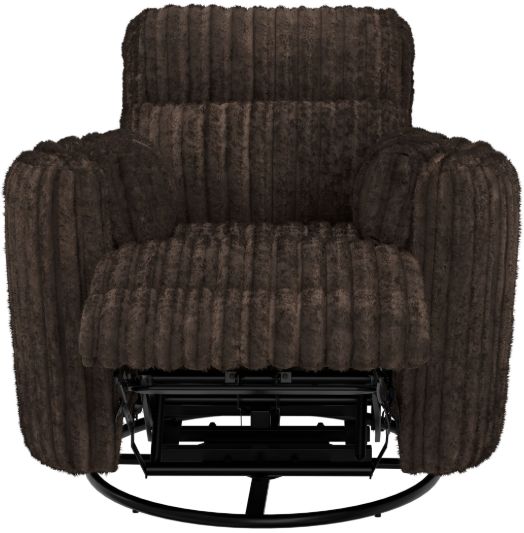 Catnapper® Daydream Chocolate Manual Swivel Gliding Recliner-2