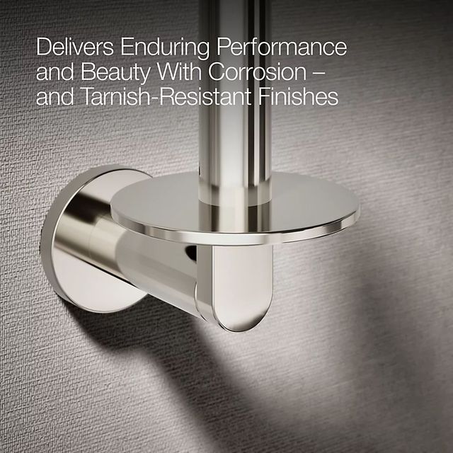 KOHLER® Composed® Vibrant Polished Nickel Vertical Toilet Paper Holder-2