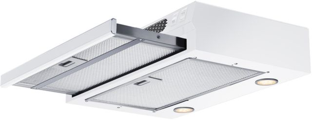 Summit® 20” White Ductless Retractable Under Cabinet Range Hood-3