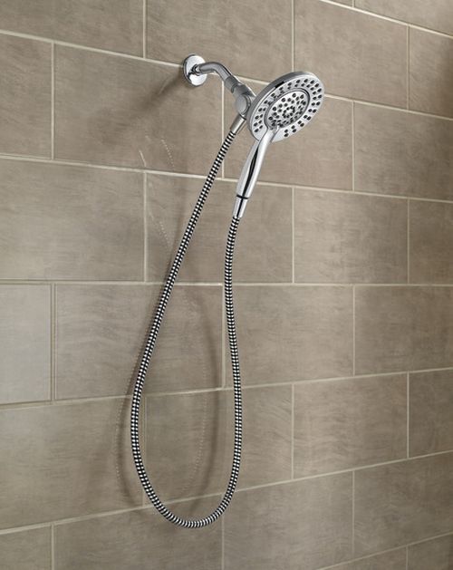 Peerless Universal Showering Components Chrome 4-Setting 2-in-1 Combo Shower-3