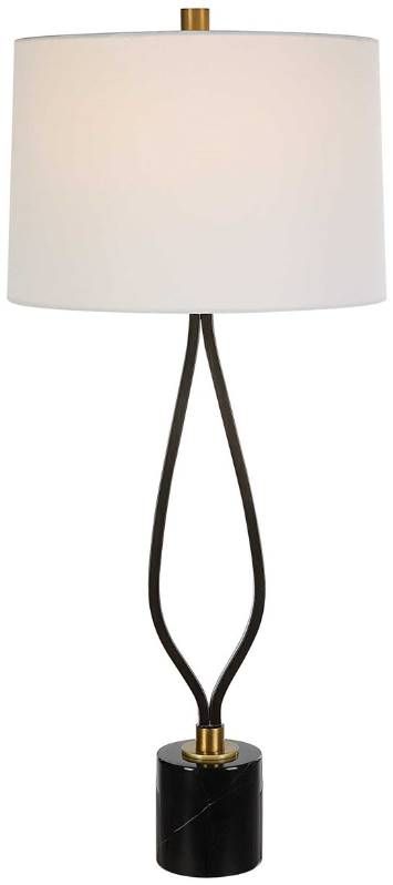 Uttermost® Separate Rustic Black Table Lamp-4