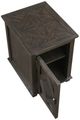 Homelegance® Lakeside Brown Chairside Table-4