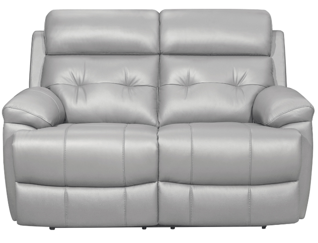 Homelegance® Lambent Silver Gray Reclining Loveseat-1