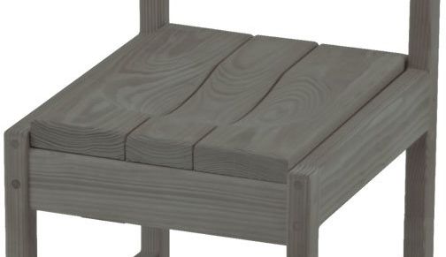 Crate Designs™ Furniture Graphite Narrow Dining Side Chair-1