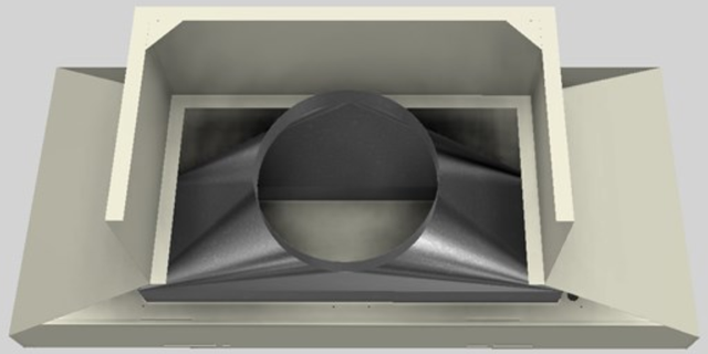Vent-A-Hood® 54" Biscuit Euro-Style Wall Mounted Range Hood-2
