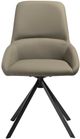 Armen Living Maverick 2-Piece Taupe Grey Dining Chair Set-1