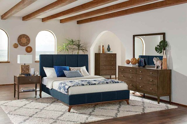 Coaster® Charity Blue Queen Bed-2