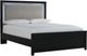 Signature Design by Ashley® Maeling Black Queen Upholstered Panel Bed-0