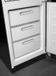 Smeg 50's Style Aesthetic 24'' 11.7 Cu. Ft. Black Bottom Freezer Refrigerator-4