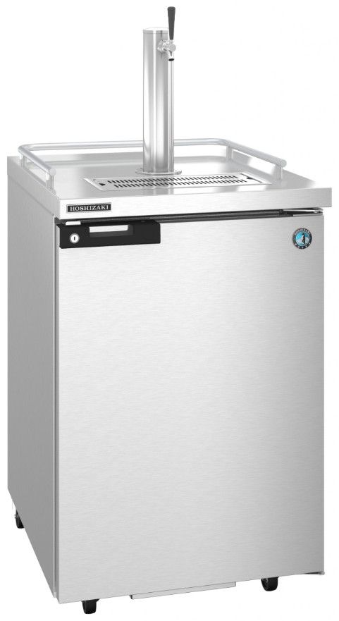 Hoshizaki 25" 7.5 Cu. Ft. Stainless Steel Single Section Direct Draw Refrigerator-1