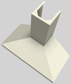 Vent-A-Hood® 42" Biscuit Wall Mounted Range Hood-2