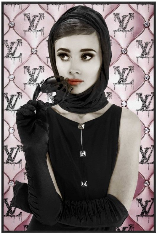 Classy Living Dramatic Audrey on LV Wall Art-0
