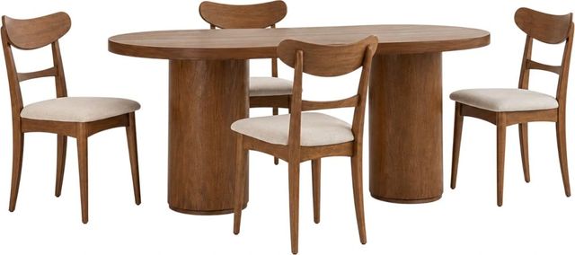 aspenhome® Caden 5-Piece Spiced Caramel Dining Set-0
