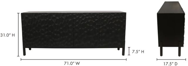 Moe’s Home Collection Misaki Black Sideboard-2
