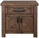International Furniture Direct Dutton Brown Nightstand-1