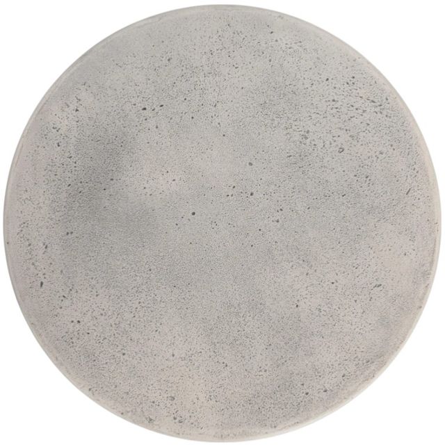Classic Home Anora Light Gray Concrete Outdoor Accent Table-3