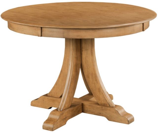 Kincaid® Kafe Cappuccino 44" Round Quad Dining Table-0