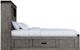 Elements International Wade Gray Full Youth Platform Storage Bed-2