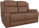 La-Z-Boy® Dorian Mocha Leather Manual Reclining Loveseat-0