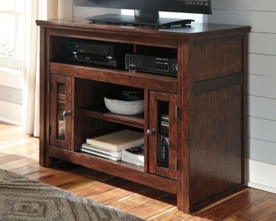 Signature Design by Ashley® Harpan Reddish Brown 42" TV Stand-1