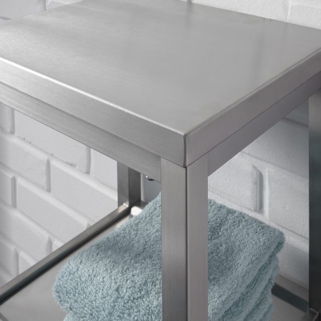 homestyles® Bold Stainless Steel Three Tier Shelf-4