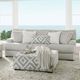 Furniture of America® Hermilly White Sofa-0