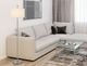 Cal® Lighting & Accessories Roanne Brushed Steel Floor Lamp-2