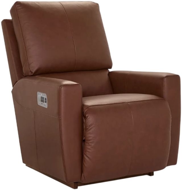 La-Z-Boy® Kells Chestnut Leather Power Wall Recliner with Headrest and Lumbar-0