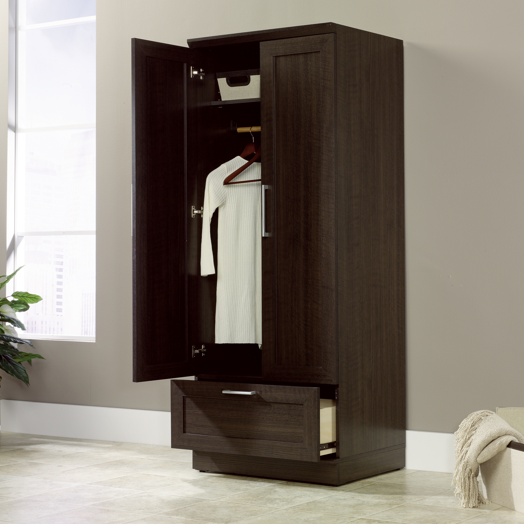 Sauder Homeplus Dakota Oak Storage Cabinet - Thumbnail 2