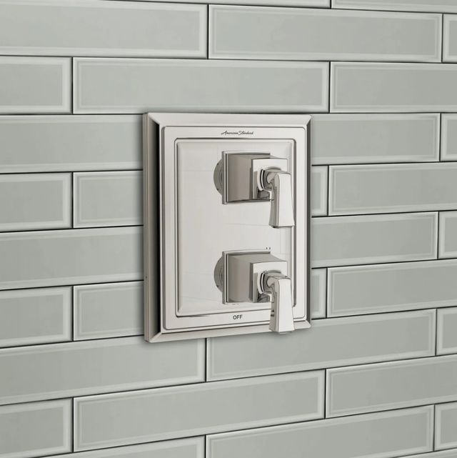 American Standard Town Square® S Polished Nickel 2-Handle Integrated Shower Diverter Trim Only-1