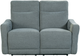 Mazin Furniture Edition Dove Grey Power Reclining Loveseat-1