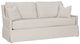 Fairfield® Customizable Kelly Skirted Sofa with Two Knife-Edge Backs over One Seat-0