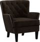 Emerald Home Noelle Dark Brown Velvet Accent Chair-0