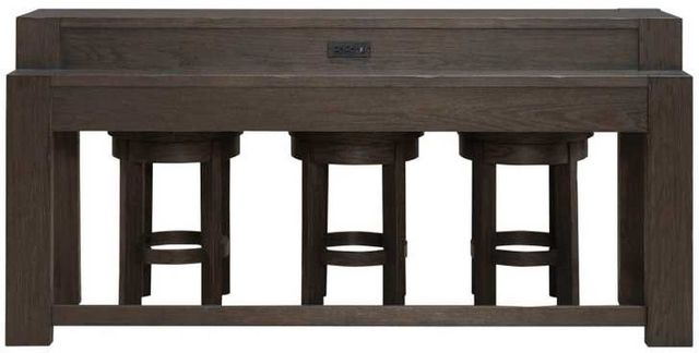 Liberty Furniture Lennox Hill 4-Piece Bark/Granite Console Table and Stool Set-4